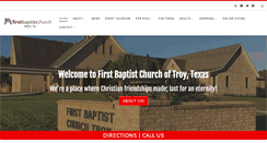 Desktop Screenshot of fbctroytx.org